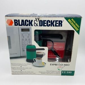 VTG Black & Decker 1998 Expresso MIO Espresso Coffee Kitchen Dorm Microwave Easy